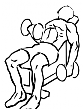 alternating incline curl dumbbell 1