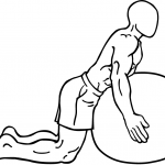 back extension on stability ball 1