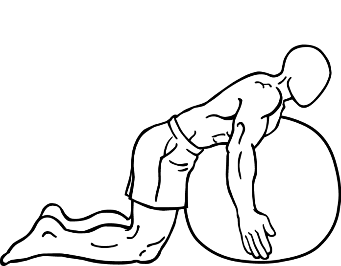 Back Extension on Stability Ball