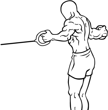 back flyes with resistance bands 1