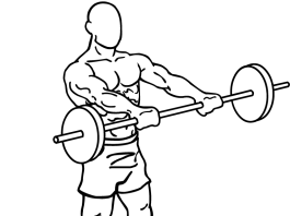 Front Barbell Raises 1