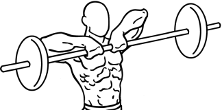 Upright Barbell Rows Upright Barbell Rows 1