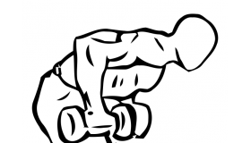 Bent-Over Two-Arm Triceps Extension with Dumbbell bent two arm triceps extension dumbbell1