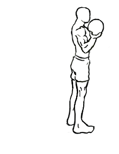 bicep curl lunge with bowling motion 2