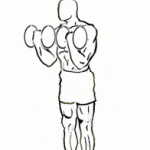 biceps curl squat 2