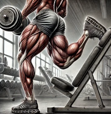 Standing Calf Raise with Dumbbell