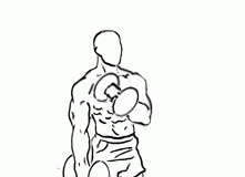 Cross Body Hammer Curls with Dumbbell Cross Body Hammer Curls with Dumbbell 2