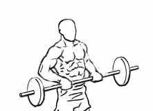 Drag Curl with a Barbell Drag Curl with a Barbell 2