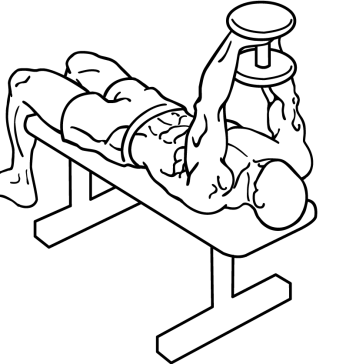 dumbbell bent arm pullover 1