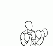 Forward Lunge with Bicep Curl using Dumbbell forward lunge with bicep curl 3