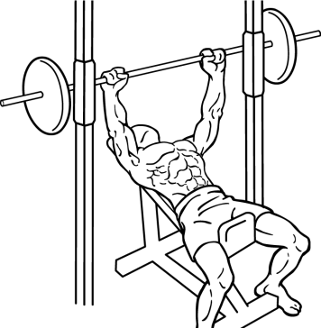 Smith Machine Incline Bench Press 1