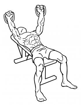 incline bench press with bands