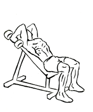 incline triceps extensions 1