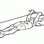 lying bicep cable curl 2