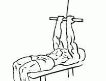 Lying Close Grip Biceps Curls with Cable Lying Close Grip Biceps Curls with Cable 1