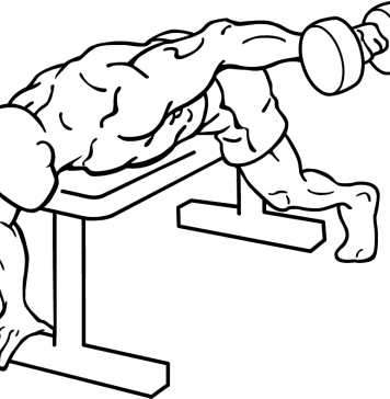 lying one-arm rear lateral raise 1