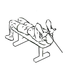lying triceps extension 1