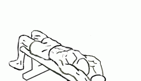 Lying Triceps Extension with Dumbbells Lying Triceps Extension with Dumbbells 1