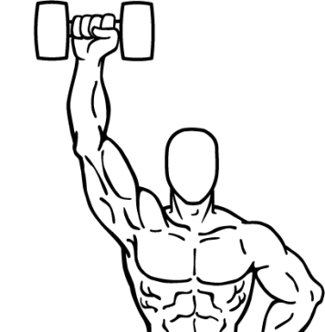 One Arm Dumbbell Shoulder Press