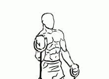 Quick Alternating Bicep Curls with Resistance Band Quick alternating bicep curls with resistance bands 1