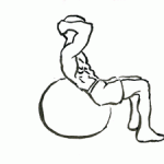 stability ball abdominal crunch 2