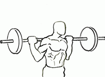 Standing Barbell Calf Raise Standing Barbell Calf Raise