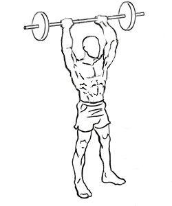 standing overhead triceps extension 2