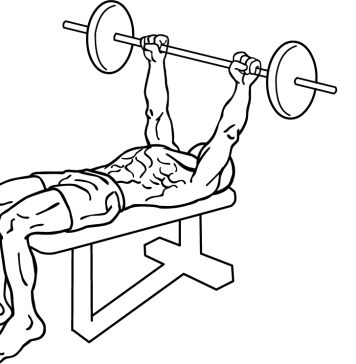 Wide Grip Decline Barbell Pullover 1