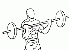 Wide Grip Standing Barbell Curl Wide Grip Standing Barbell Curl 2