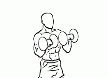 Zottman Curl with Dumbbells Zottman Curl with Dumbbells 2