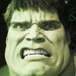 hulk posing