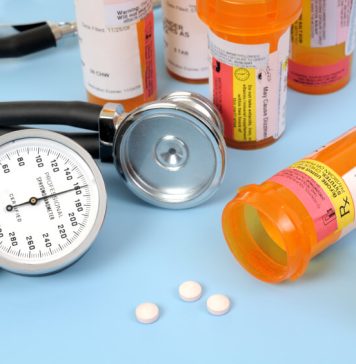 Blood pressure tool and prescription pills