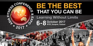 Asia Fitness Conference and Expo 2017 The Asia Fitness Conference & Expo is THE place for fitness professionals to be inspired by the best international presenters in the field