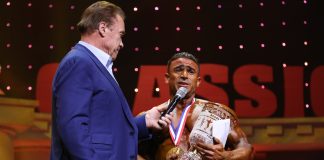 England’s Kamal Elgargni Wins Arnold Classic 212 In Columbus Debut Arnold Schwarzenneger and 2018 Arnold Classic 212 winner Kamal Elgargni. Photo by Dave Emery