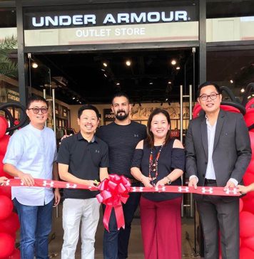 Under Armour held its grand outlet opening at Acienda Designer Outlet.