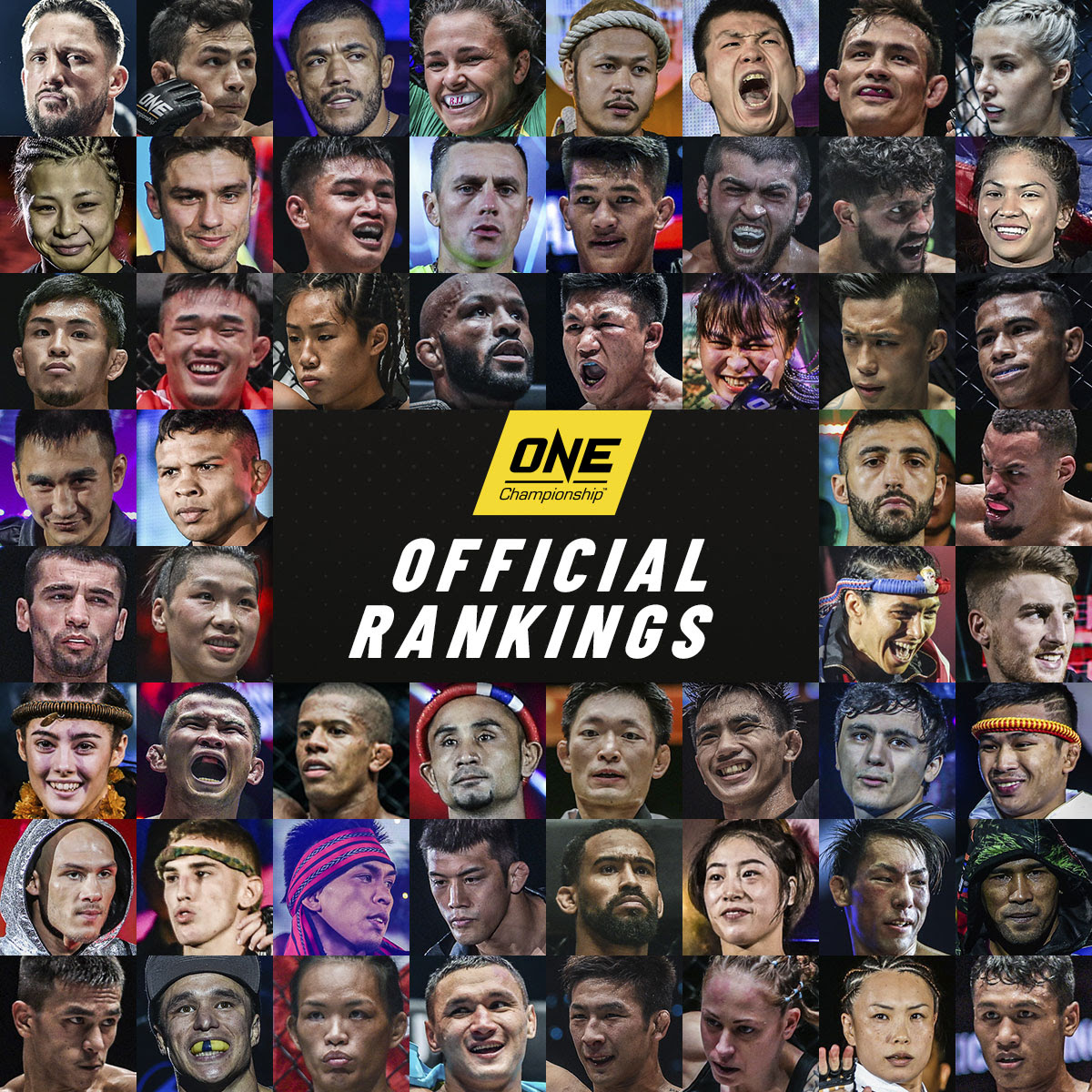 The largest global sports media property in Asian history, ONE Championship™ (ONE), today announced its first official athlete rankings for select weight divisions across Mixed Martial Arts, Muay Thai, and Kickboxing. Rankings for other weight divisions will be introduced in the future.