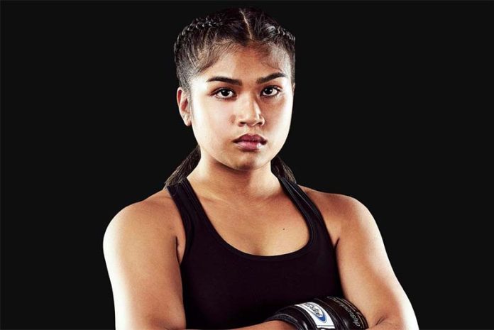Filipina-American striker Jackie Buntan is all ready to make her much-anticipated ONE Championship debut.
