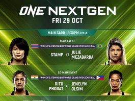 Stamp Fairtex vs. Julie Mezabarba World Grand Prix Semifinal Elevated to Main Event of ONE: NEXTGEN on 29 October