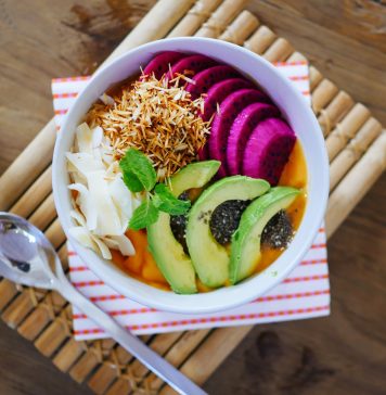 smoothie bowl shop in Chiang Mai with other-worldly flavors