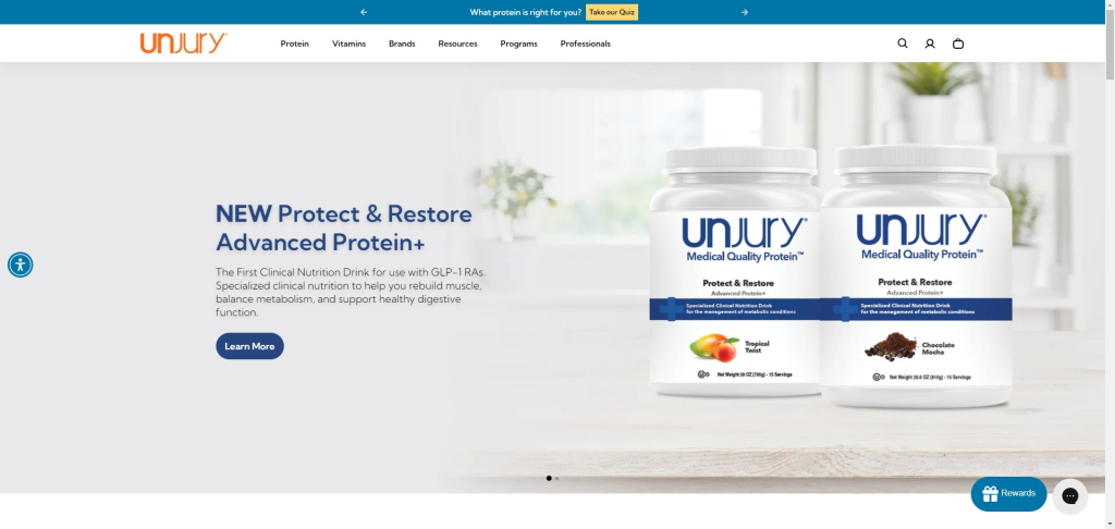 Unjury® Protein Launches Protect & Restore Advanced Protein+