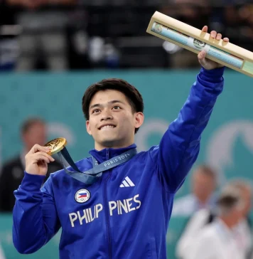 2 time Olympic Gold Medalist Carlos Yulo