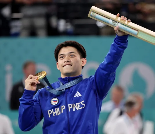 2 time Olympic Gold Medalist Carlos Yulo