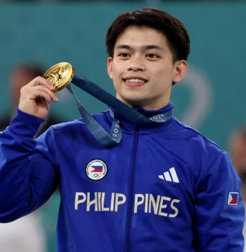 2 time Olympic Gold Medalist Carlos Yulo