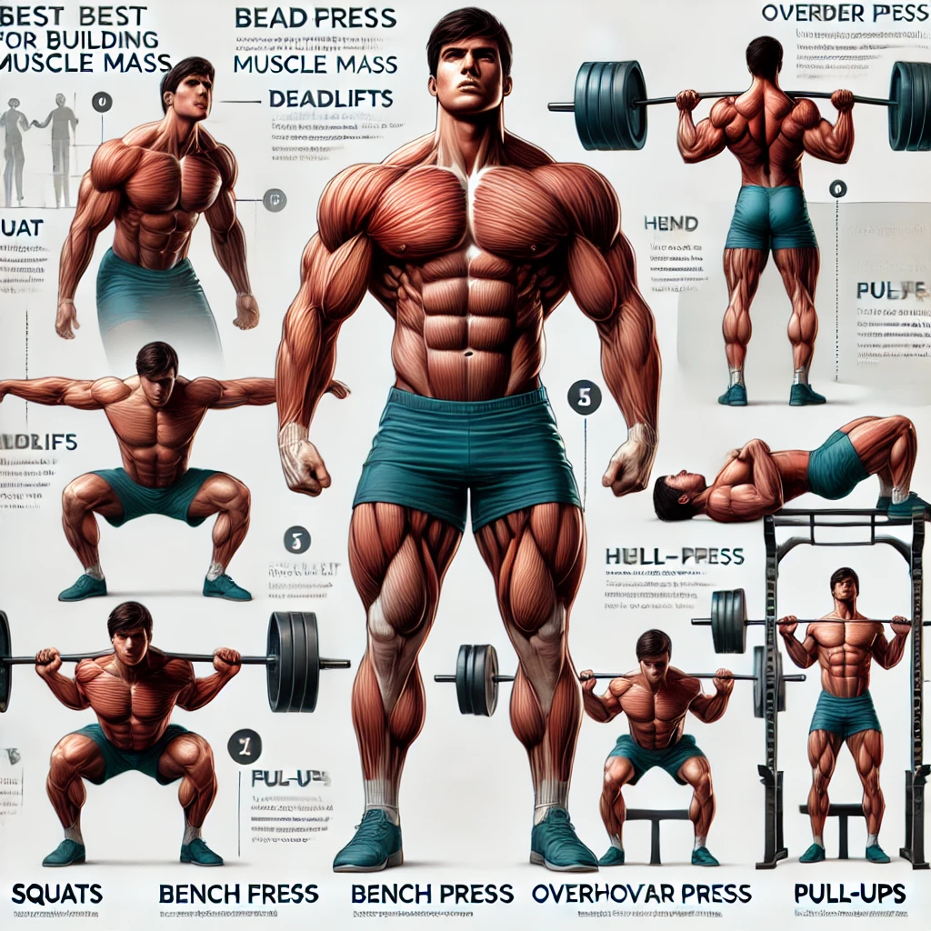 Best Compound Exercises for Building Mass 1 If you're serious about gaining muscle mass, you need to focus on compound exercises.