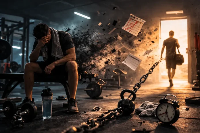 Fitness burnout by beginners