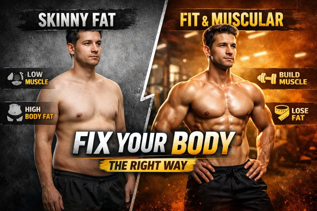 Skinny Fat Explained: Fix Your Body the Right Way 1 Skinny Fat Caucasian